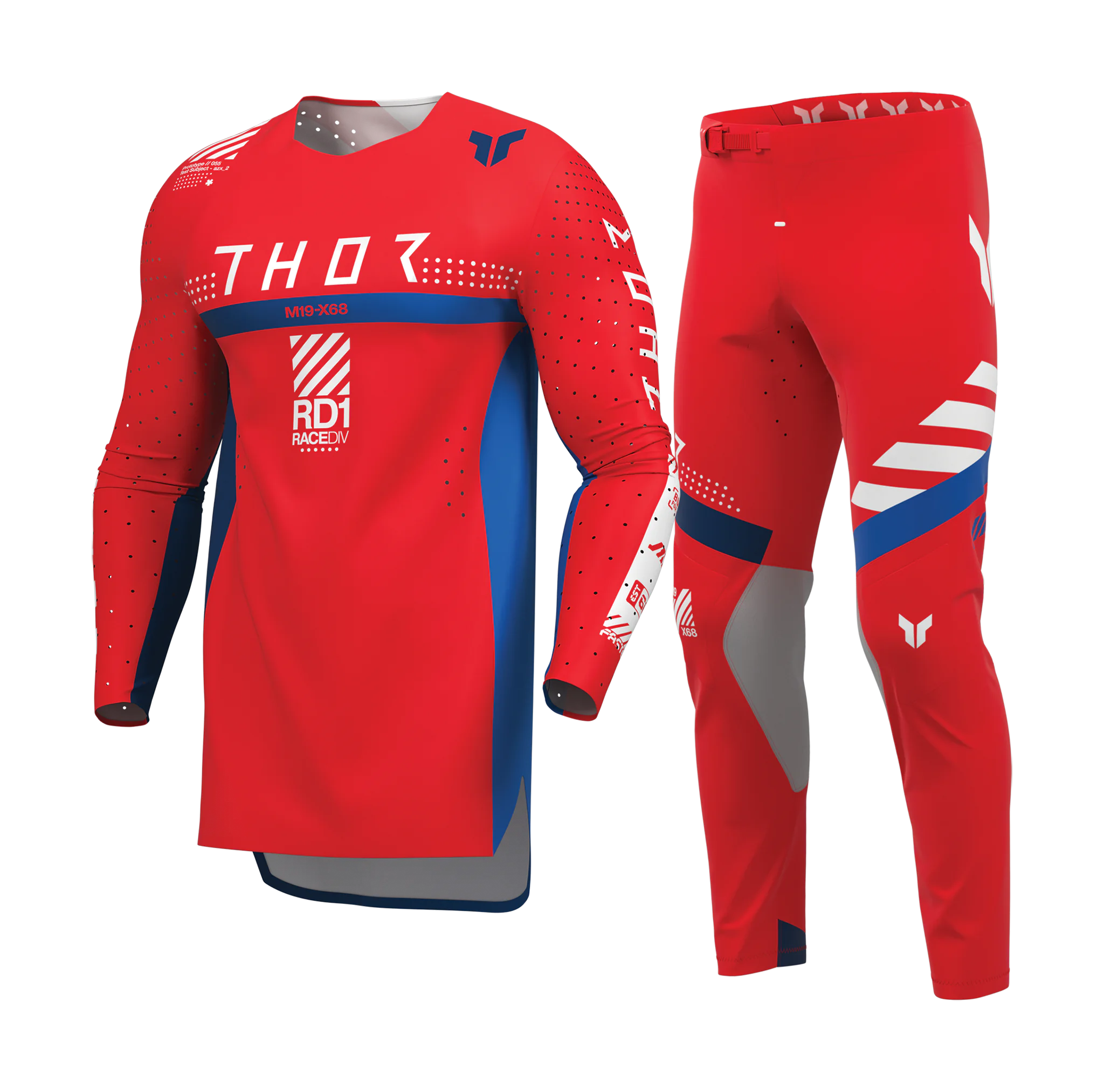 Thor Motocross Gear 2026 Sportmode Synth - Red