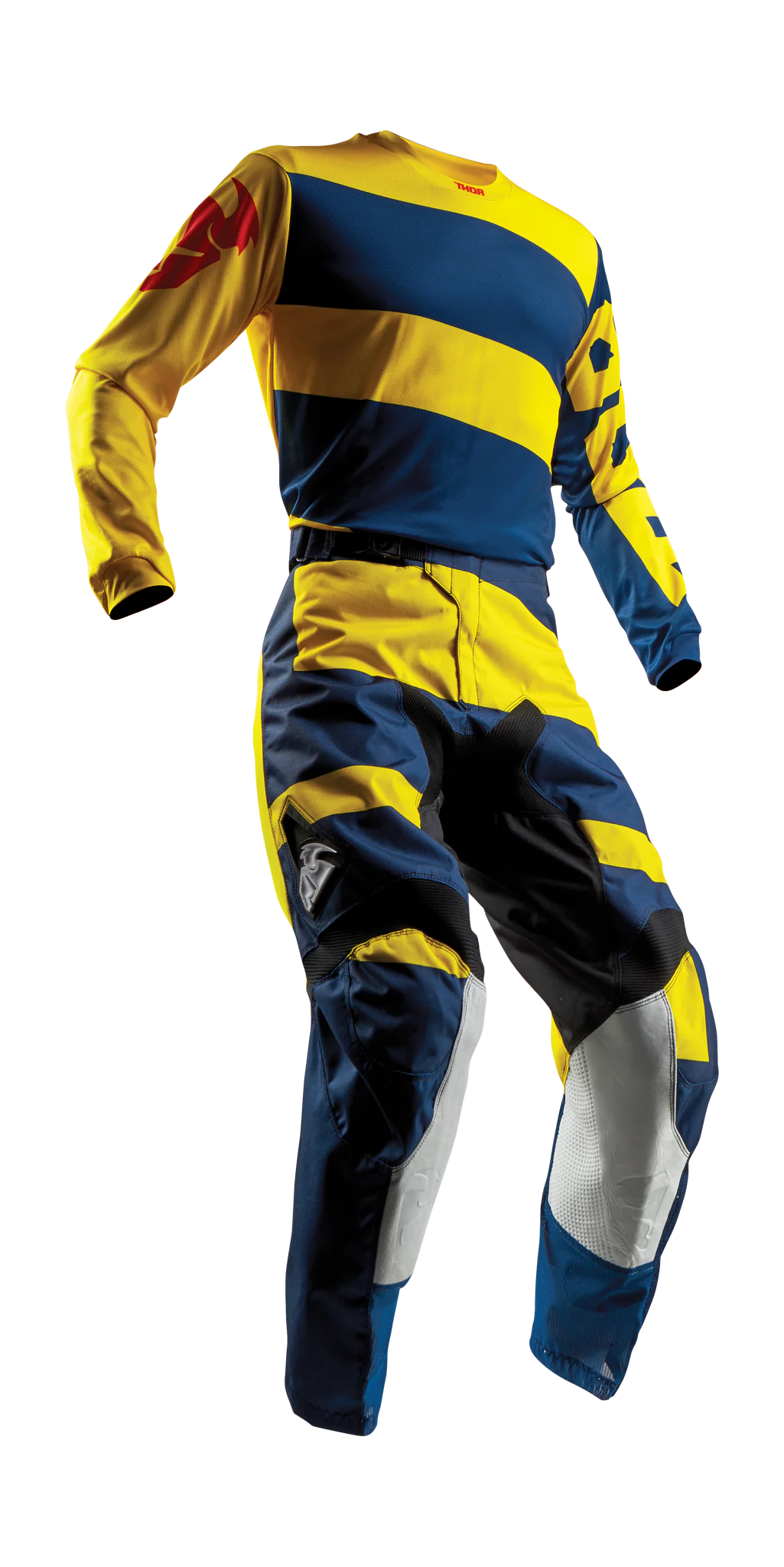 Thor Motocross Gear Pulse Level - Navy / Yellow