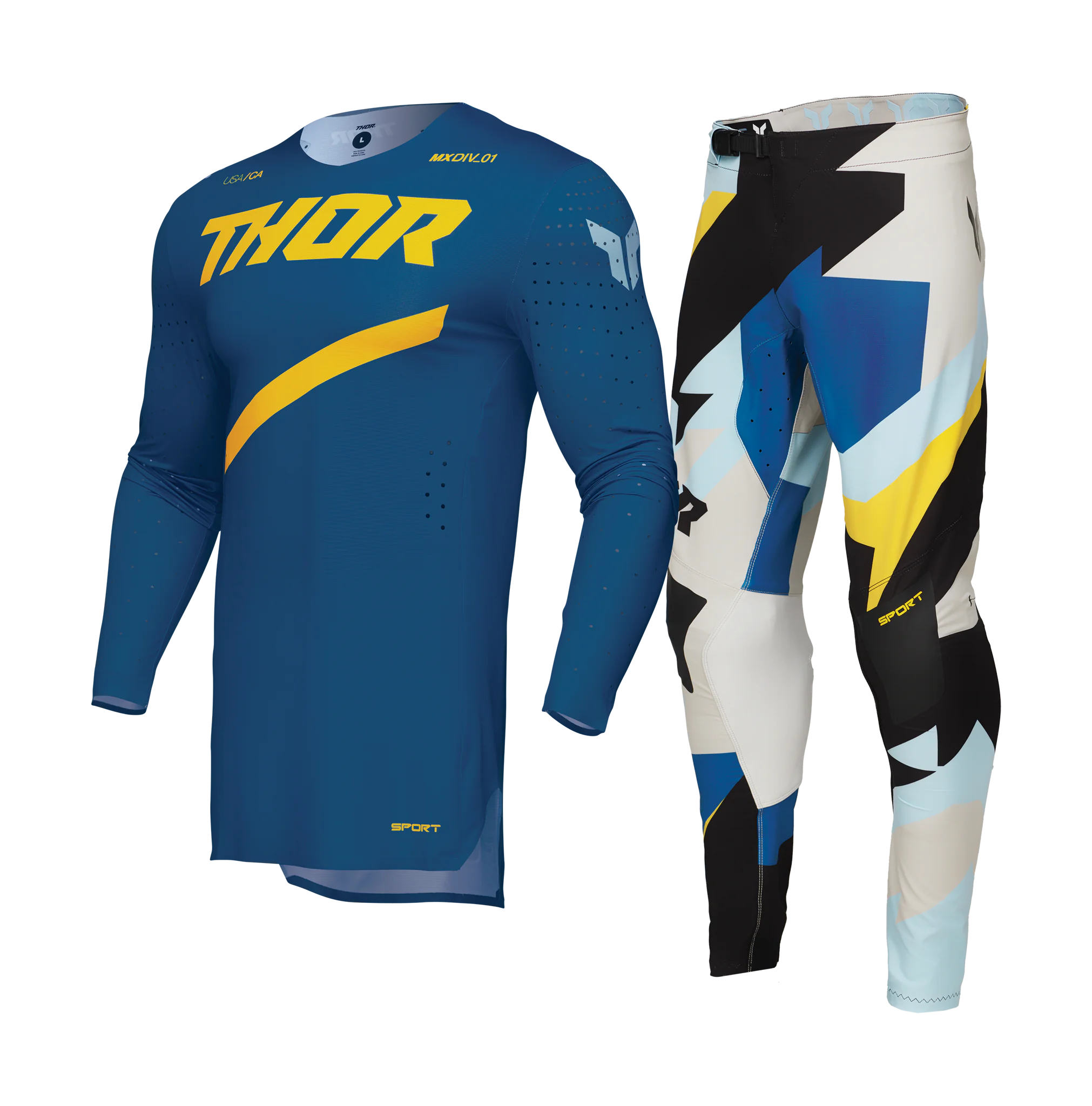 Thor Motocross Gear Sportmode Brave - Blue
