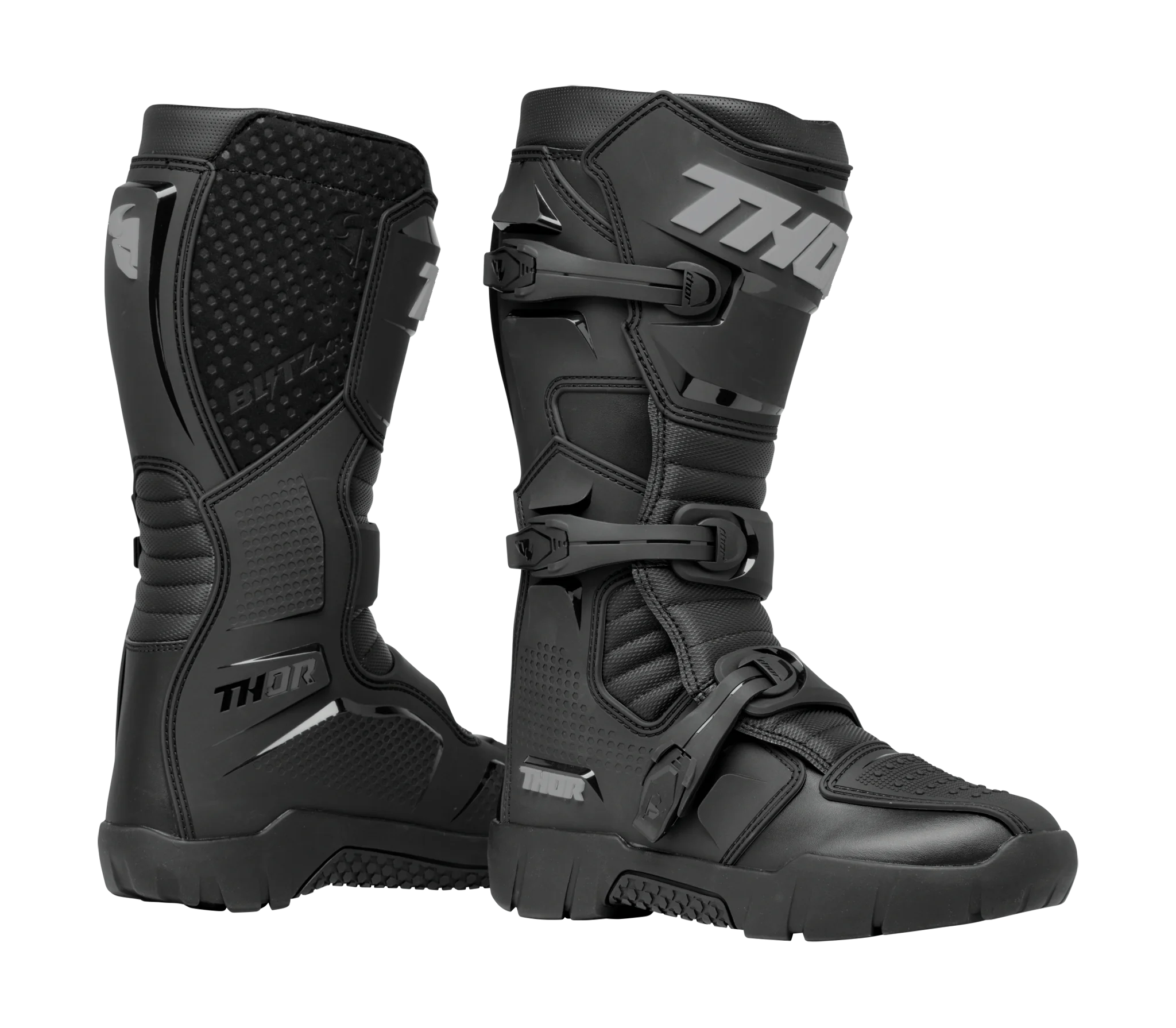 Thor Motocross Boots Blitz XR Trail - Black / Grey