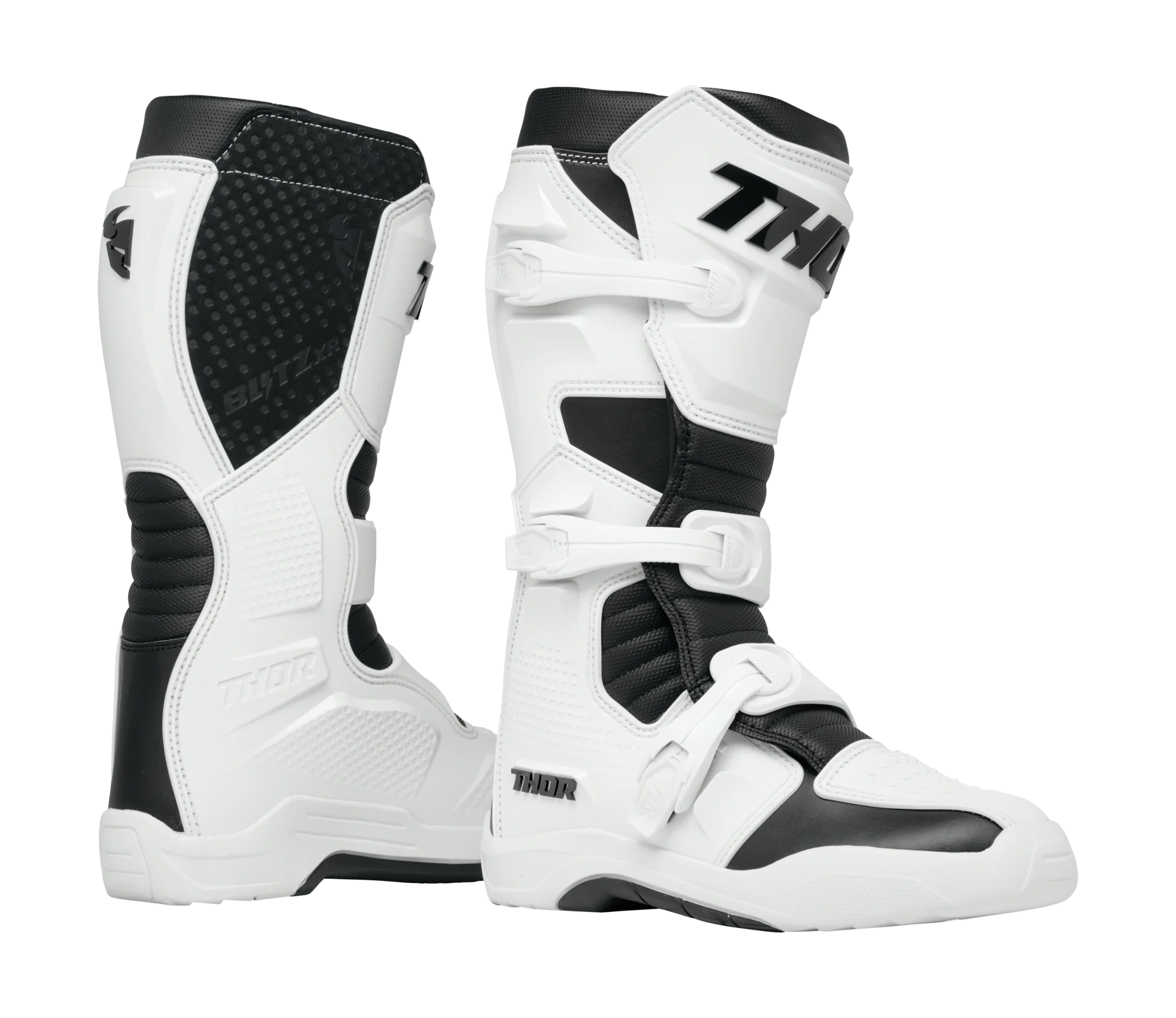 Thor Motocross Boots Blitz XR - White / Black
