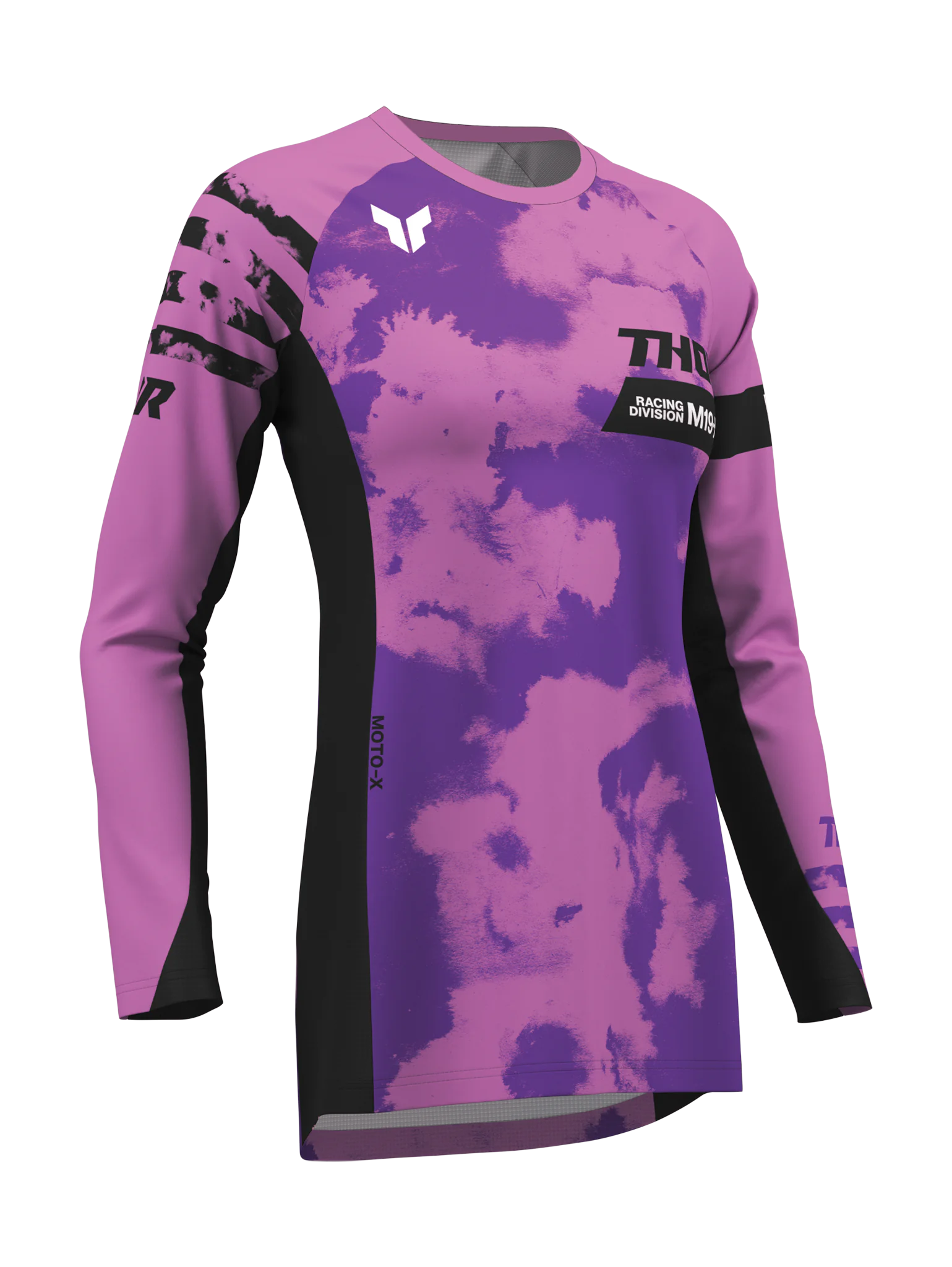 Thor Women Motocross Gear 2026 Launchmode Bleach - Black / Orchid