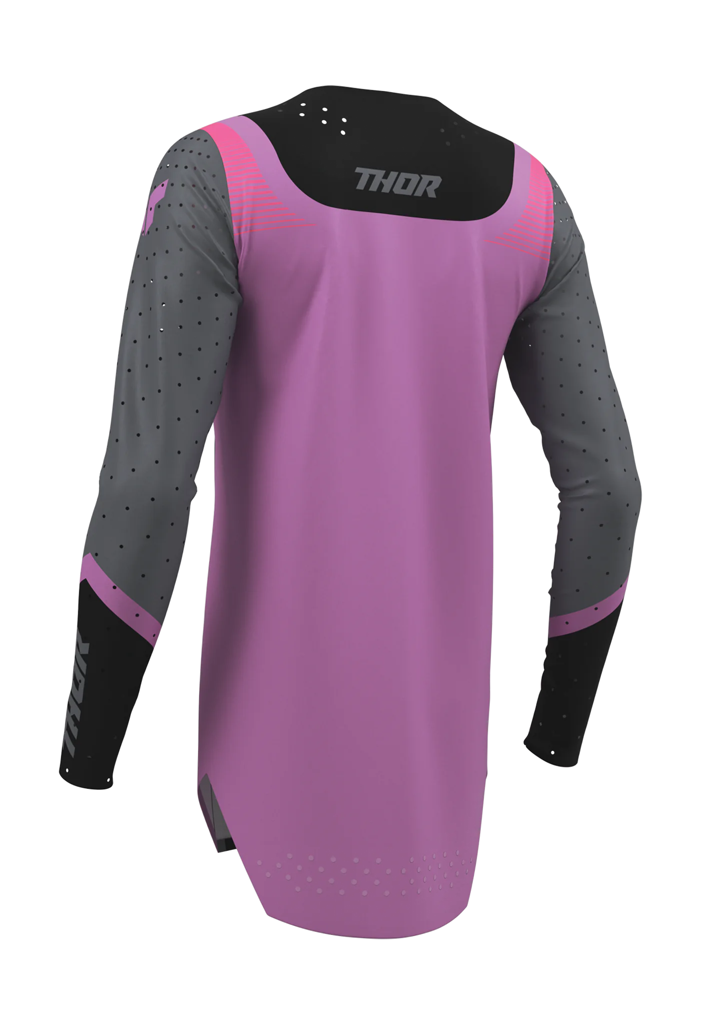 Thor Women Motocross Jersey 2026 Sportmode Velocity - Black / Orchid