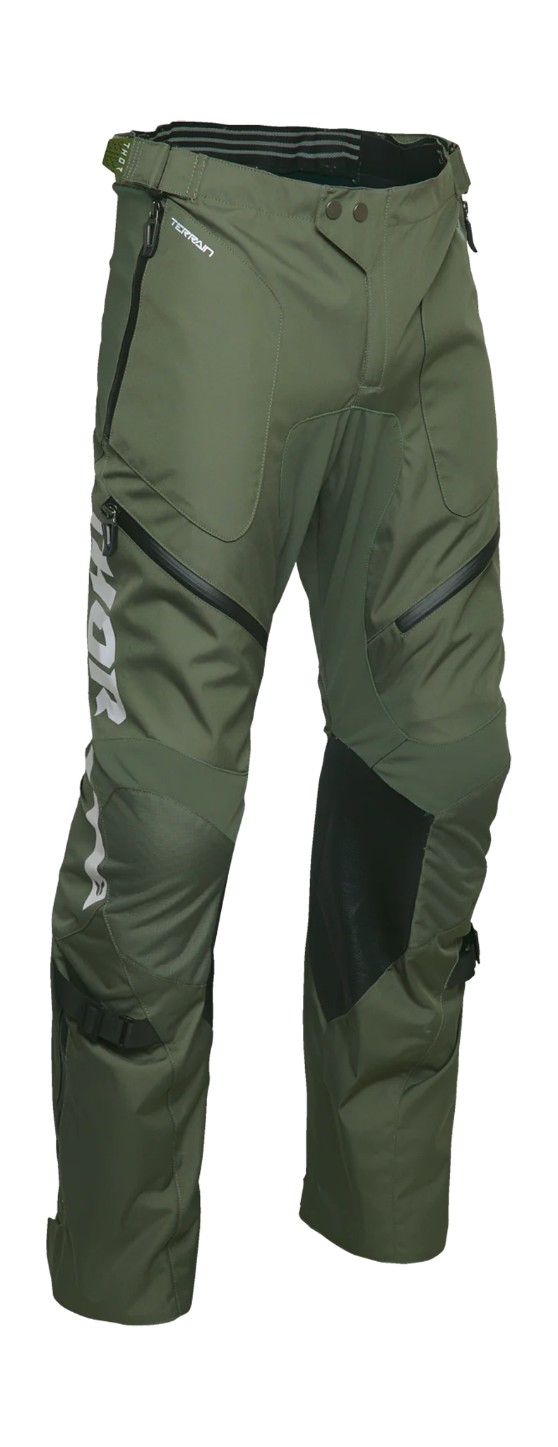 Thor Enduro Pants Over the boots Terrain - Army / Charcoal