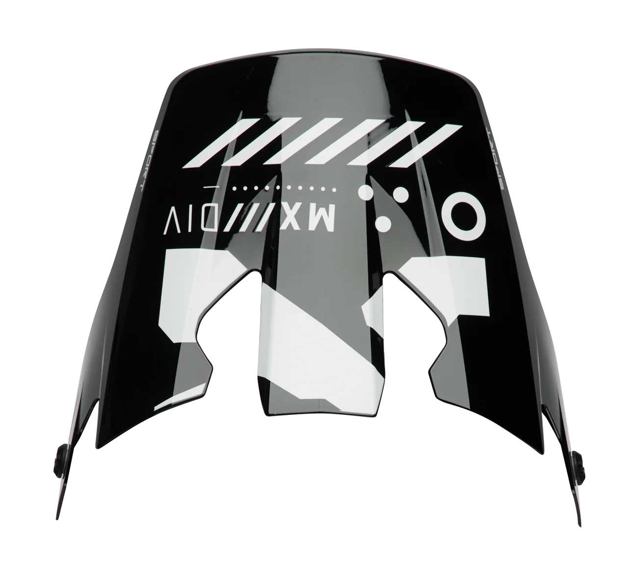 Thor Helmet Visor Reflex Sport Strike - Black / Red