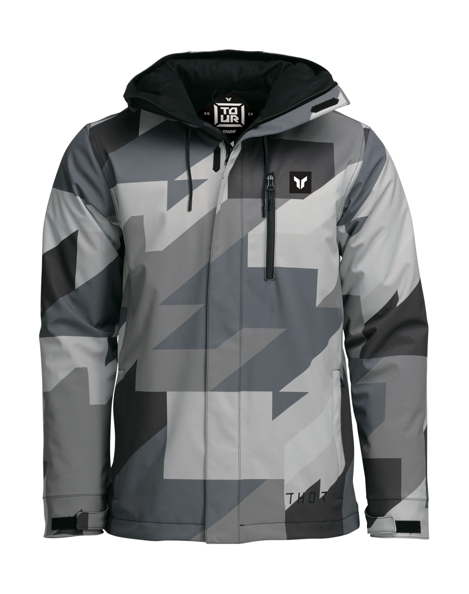Thor Jacket Tour Brave - Black / Camo