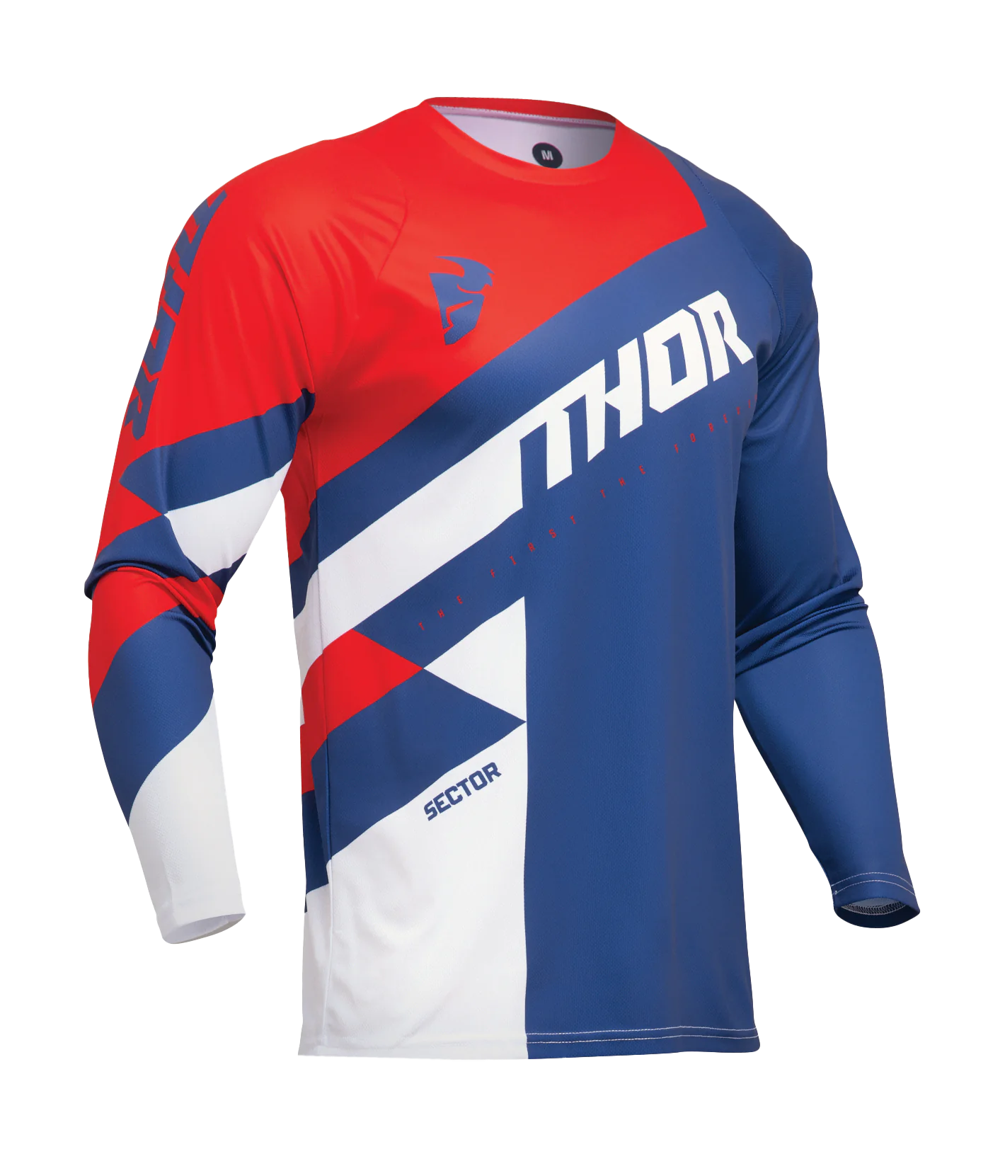 Thor Youth Motocross Jersey Sector Checker - Navy / Red