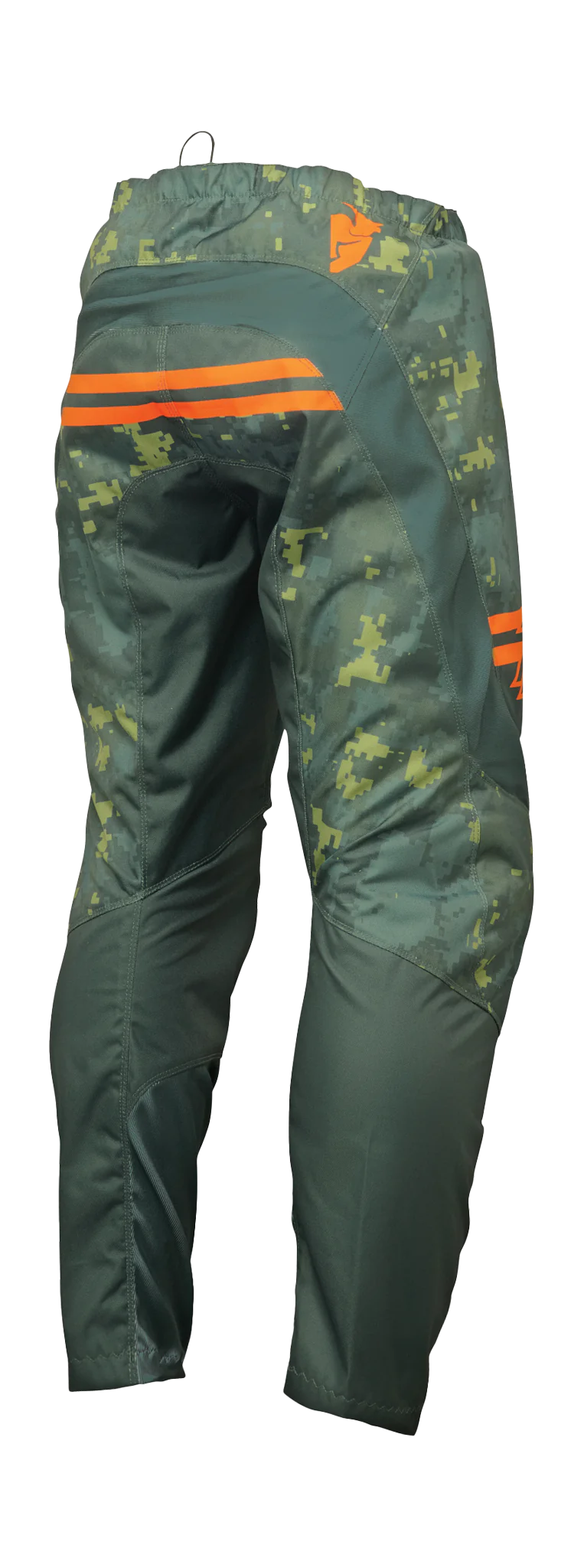 Thor Youth Motocross Pants Sector Digi - Forest Green / Camo