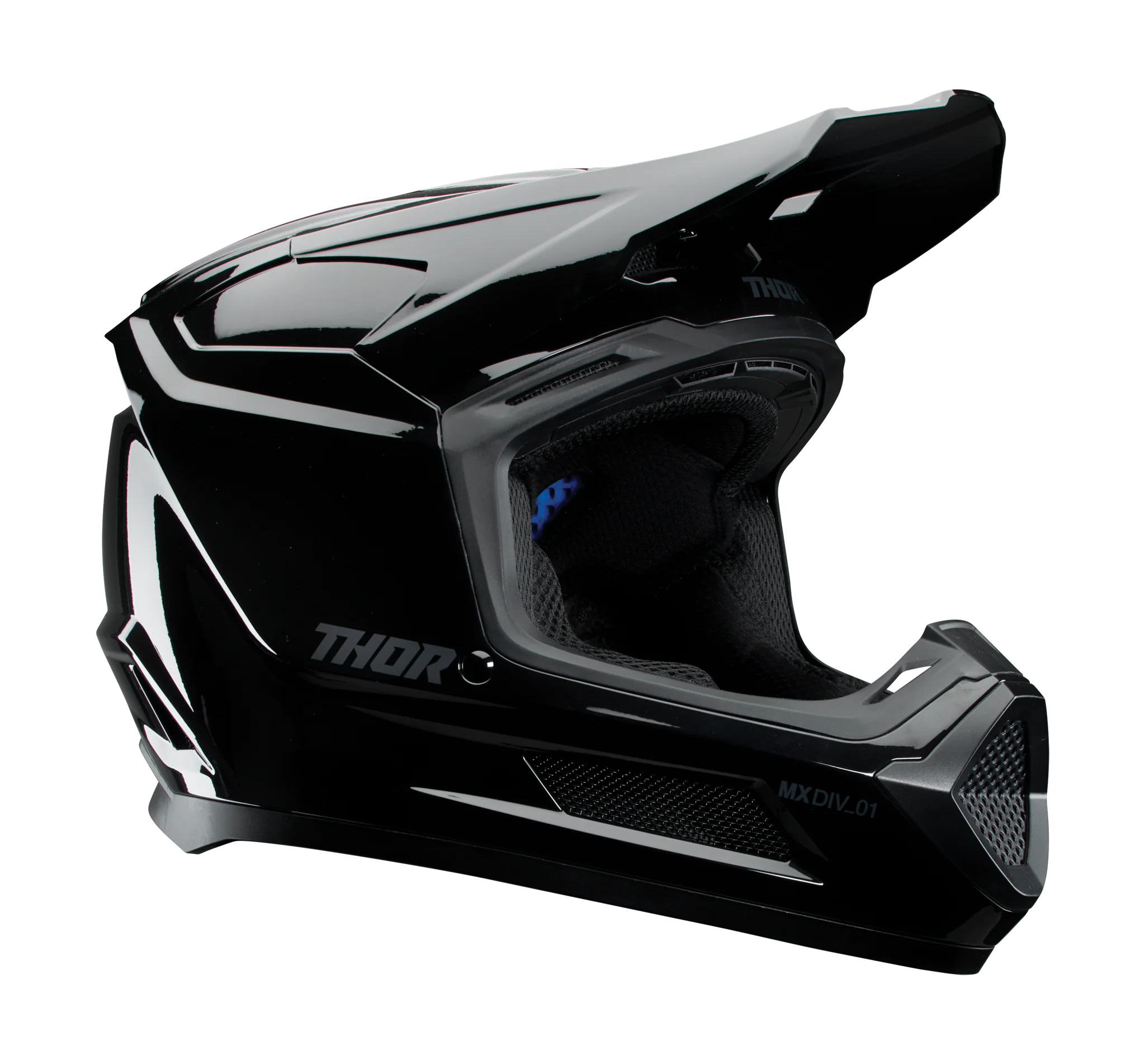 Thor Youth Motocross Helmet Fleet - Blackout Gloss