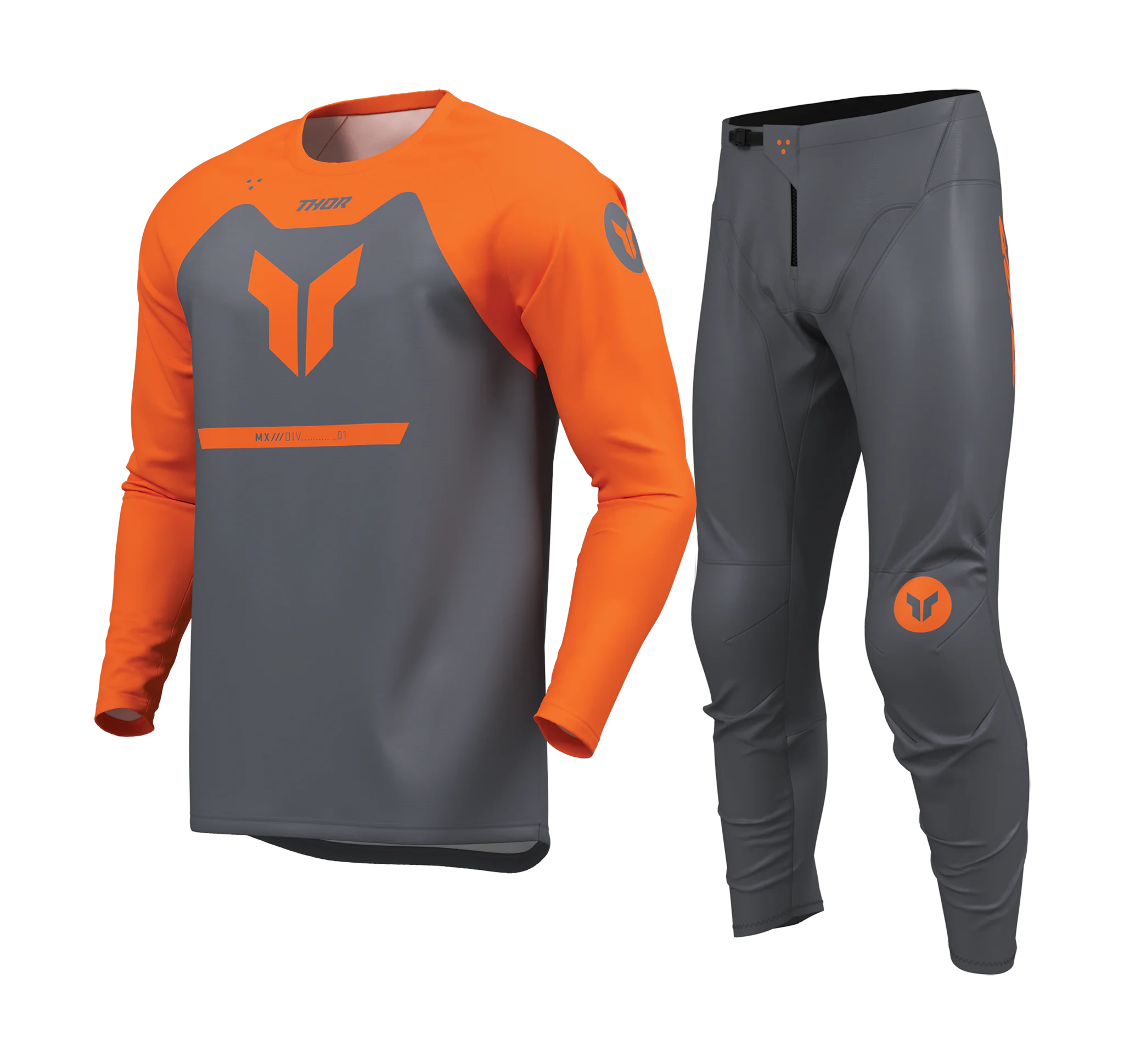 Thor Youth Motocross Gear 2026 Ridemode Menace - Charcoal