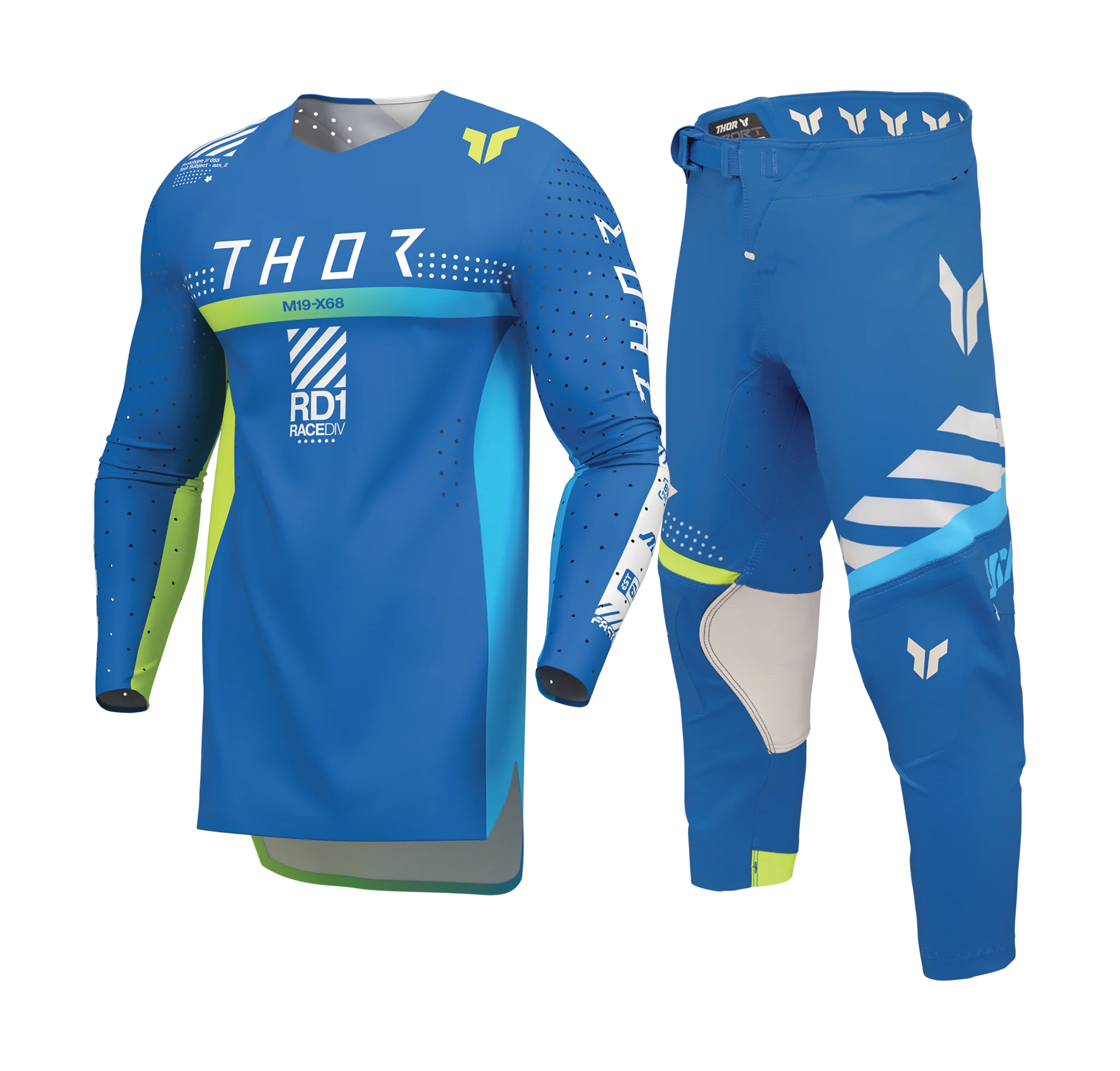 Thor Youth Motocross Gear 2026 Sportmode Synth - Blue