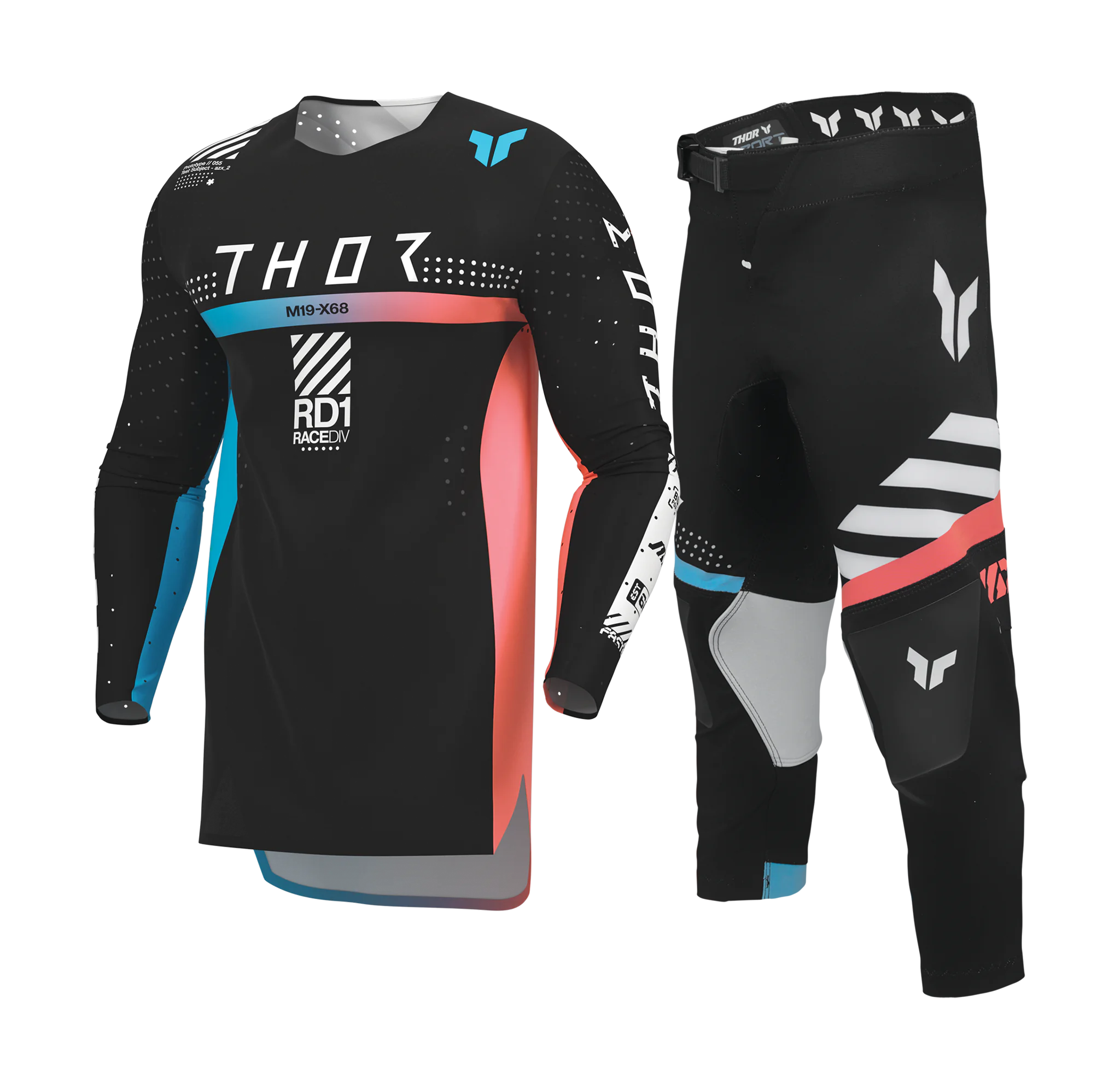 Thor Youth Motocross Gear 2026 Sportmode Synth - Black