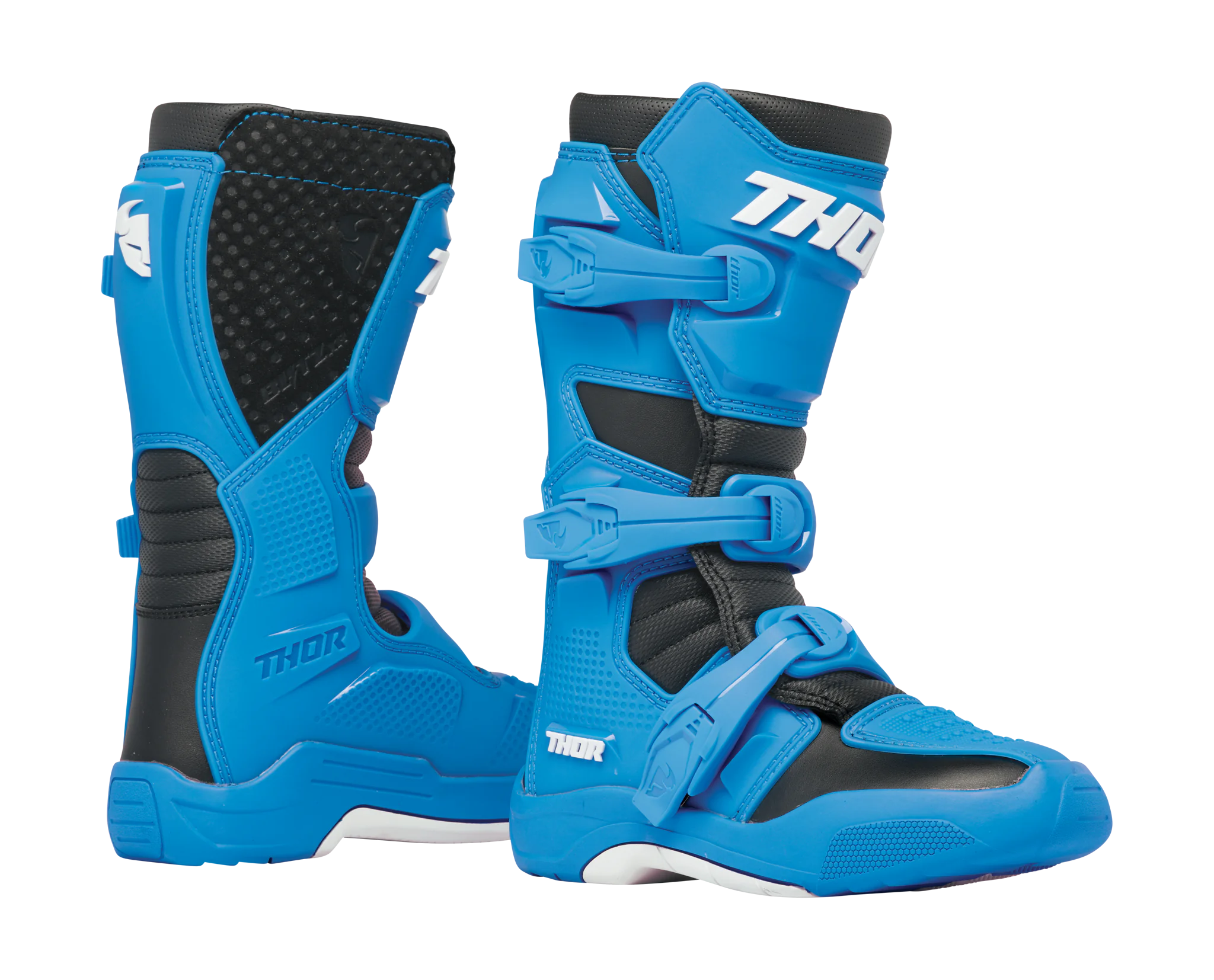 Thor Youth Motocross Boots Blitz XR - Blue / Black