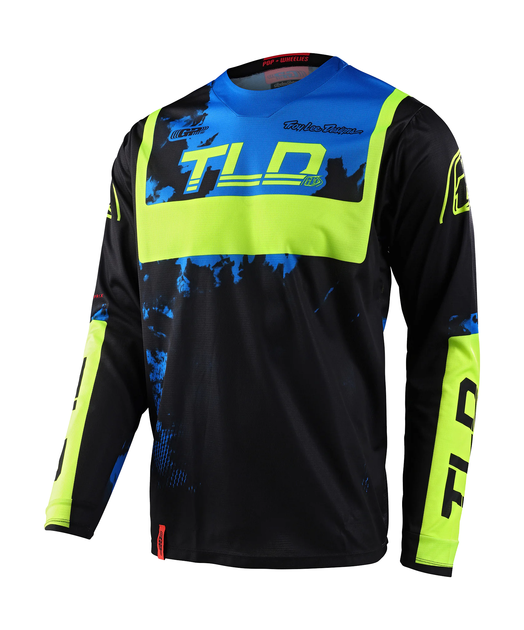 Troy Lee Designs Motocross Jersey GP Astro - Black / Yellow
