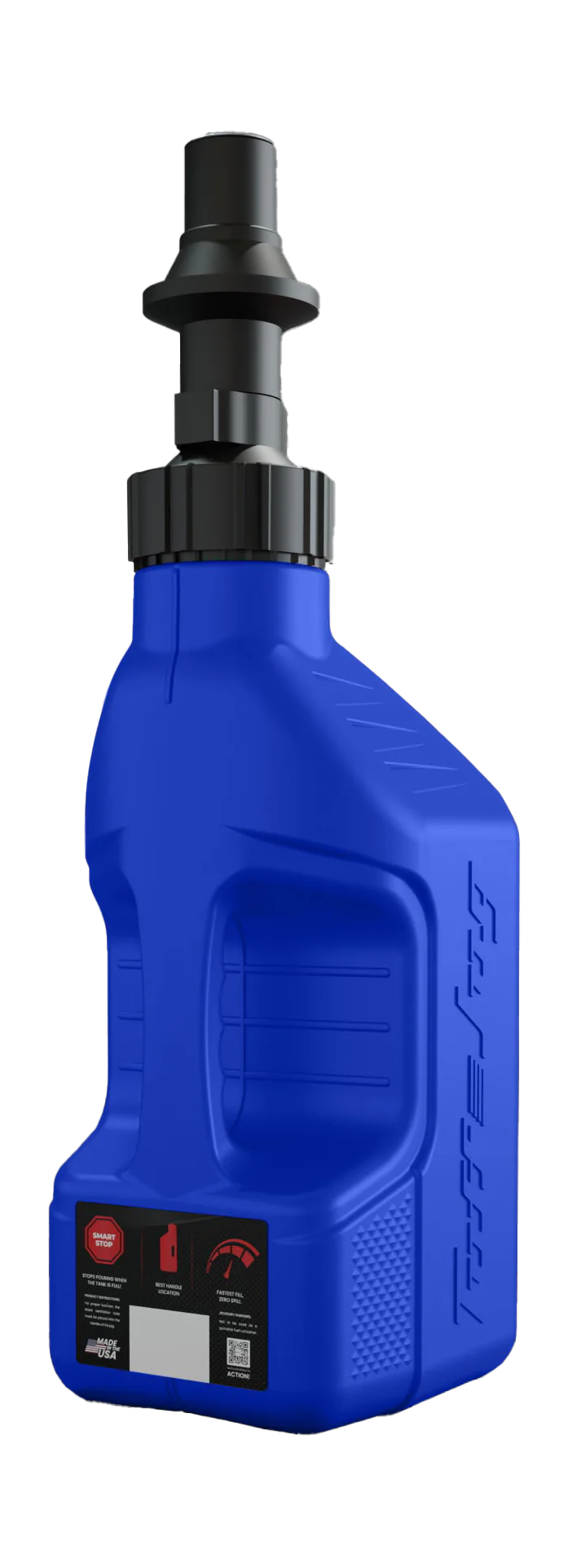 Tuff Jug Fuel Can Gen 3 Quick-Fill Cap - Blue / Black - 5 L