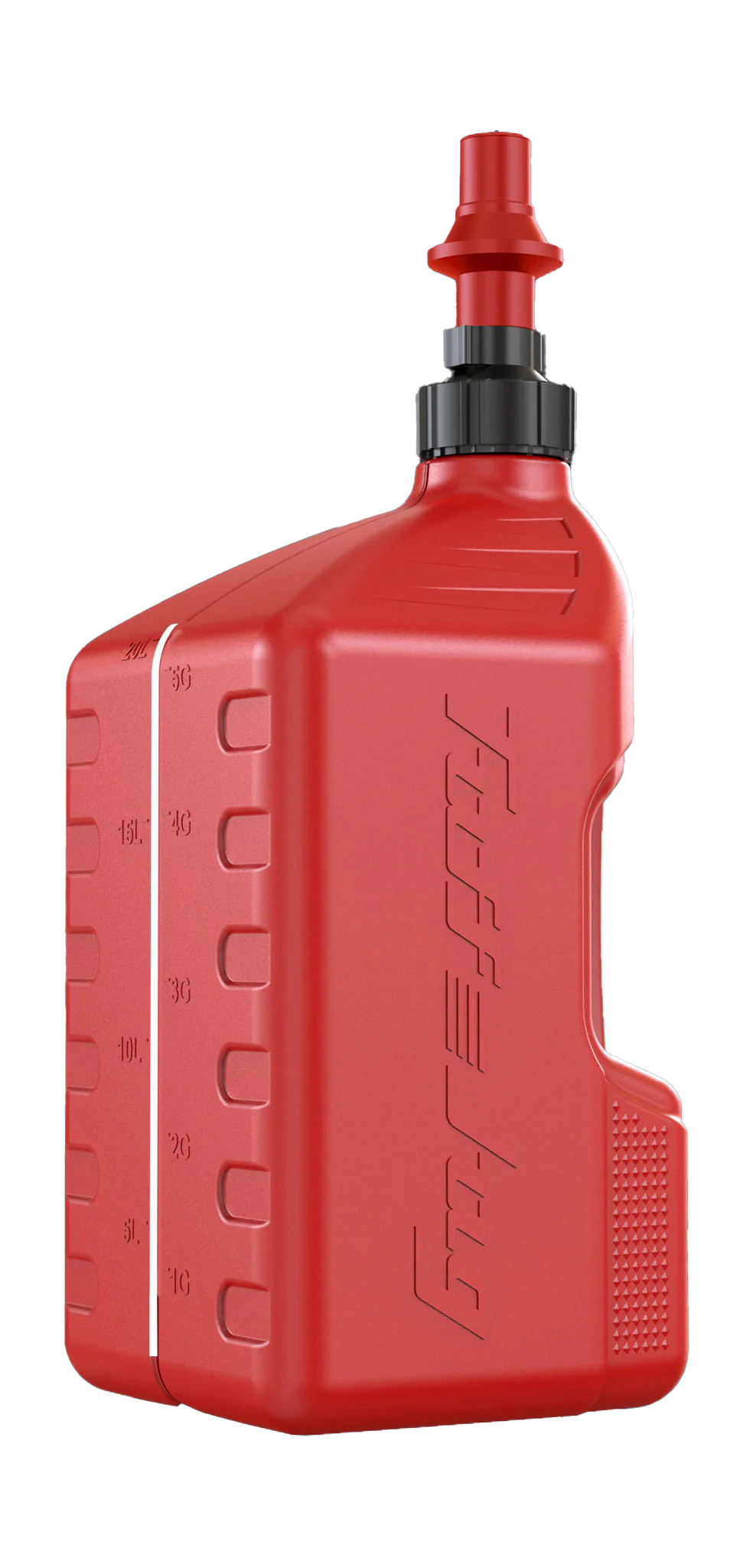 Tuff Jug Fuel Can Gen 3 Quick-Fill Cap - Red / Red - 20 L