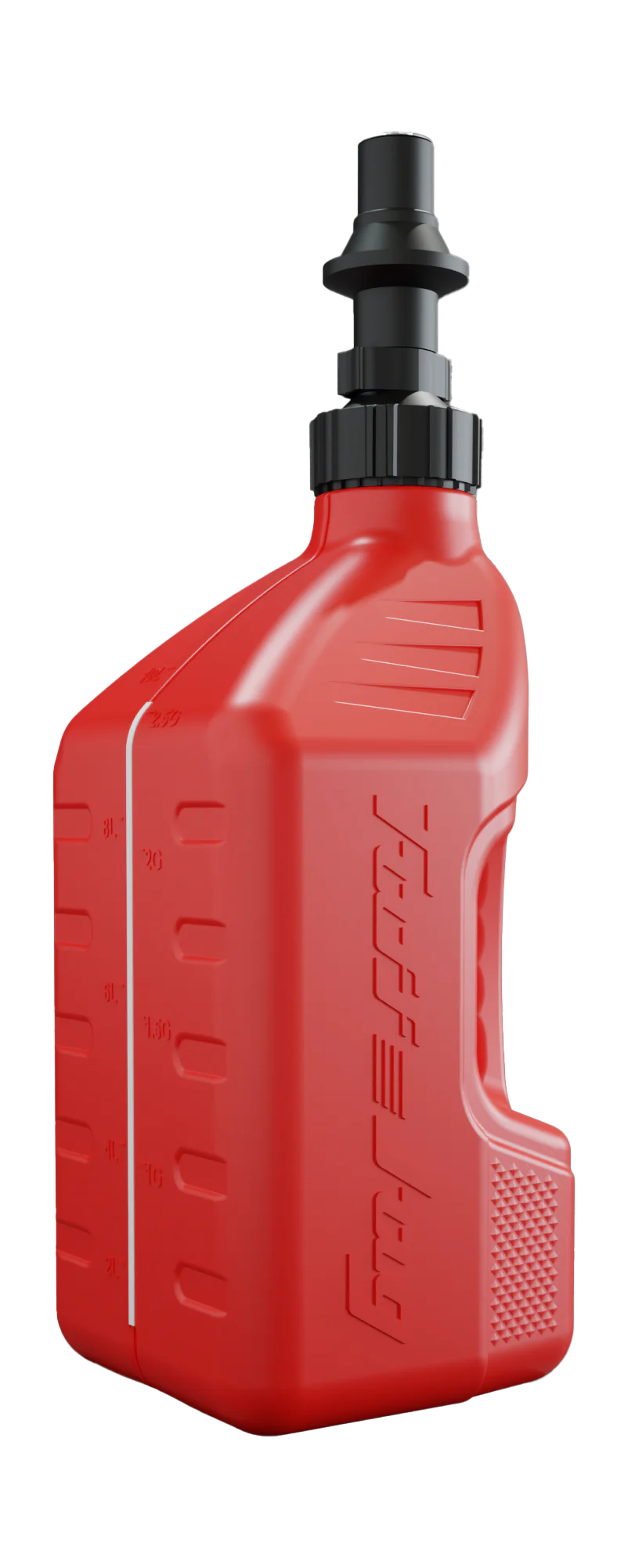 Tuff Jug Fuel Can Gen 3 Quick-Fill Cap - Red / Black - 10 L