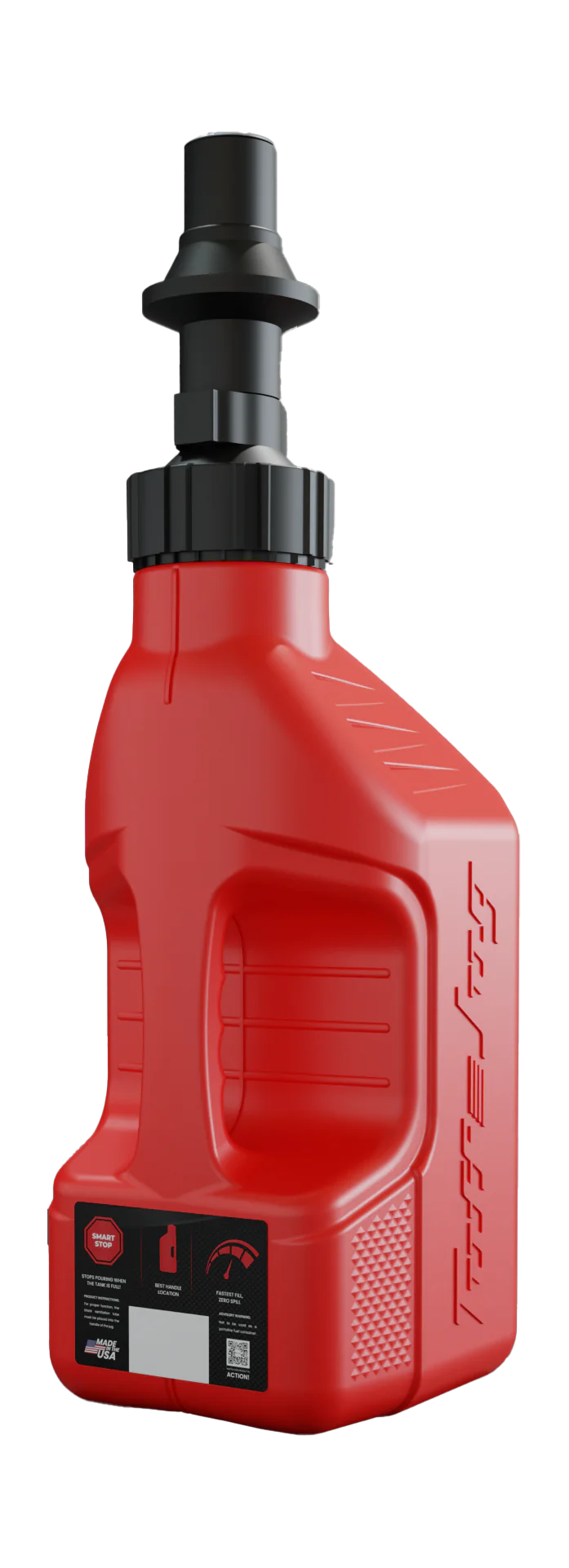 Tuff Jug Fuel Can Gen 3 Quick-Fill Cap - Red / Black - 5 L