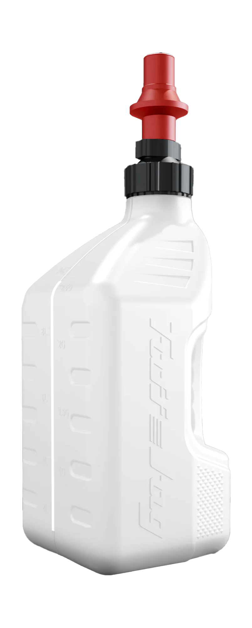 Tuff Jug Fuel Can Gen 3 Quick-Fill Cap - White / Red - 10 L