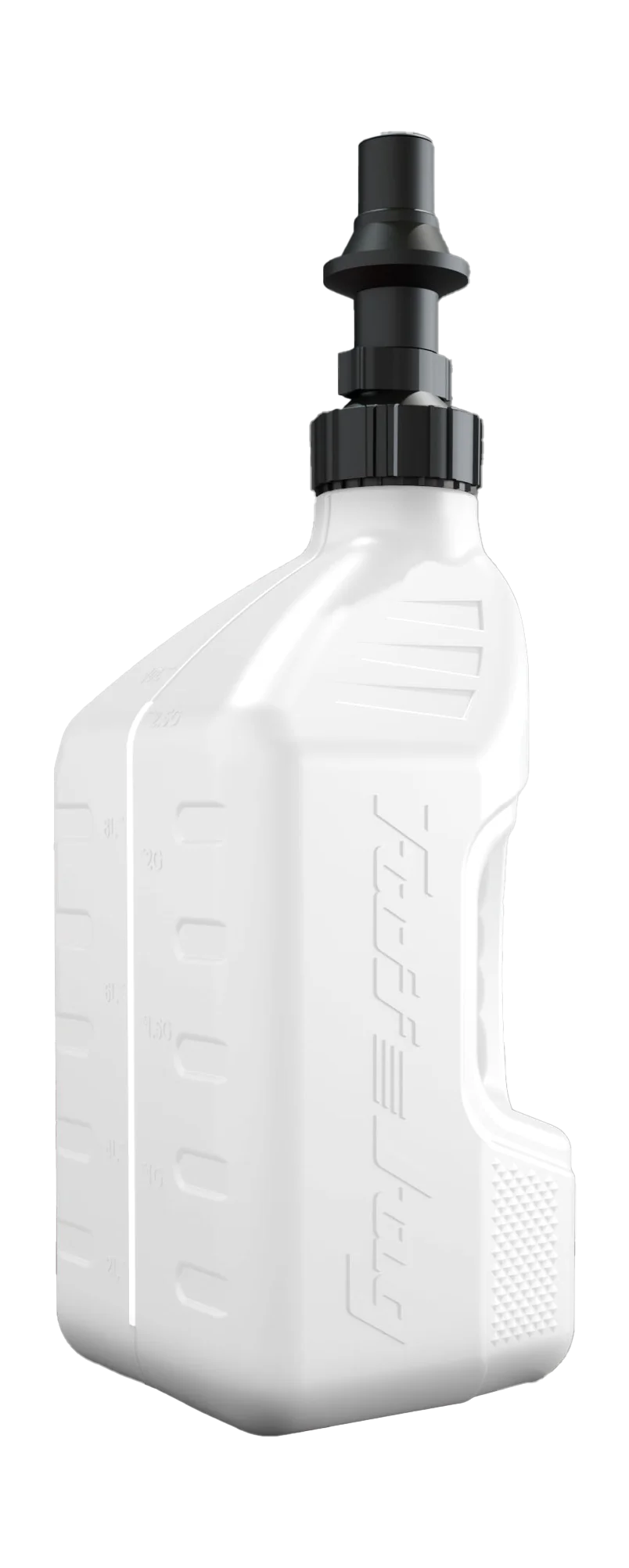 Tuff Jug Fuel Can Gen 3 Quick-Fill Cap - White / Black - 10 L