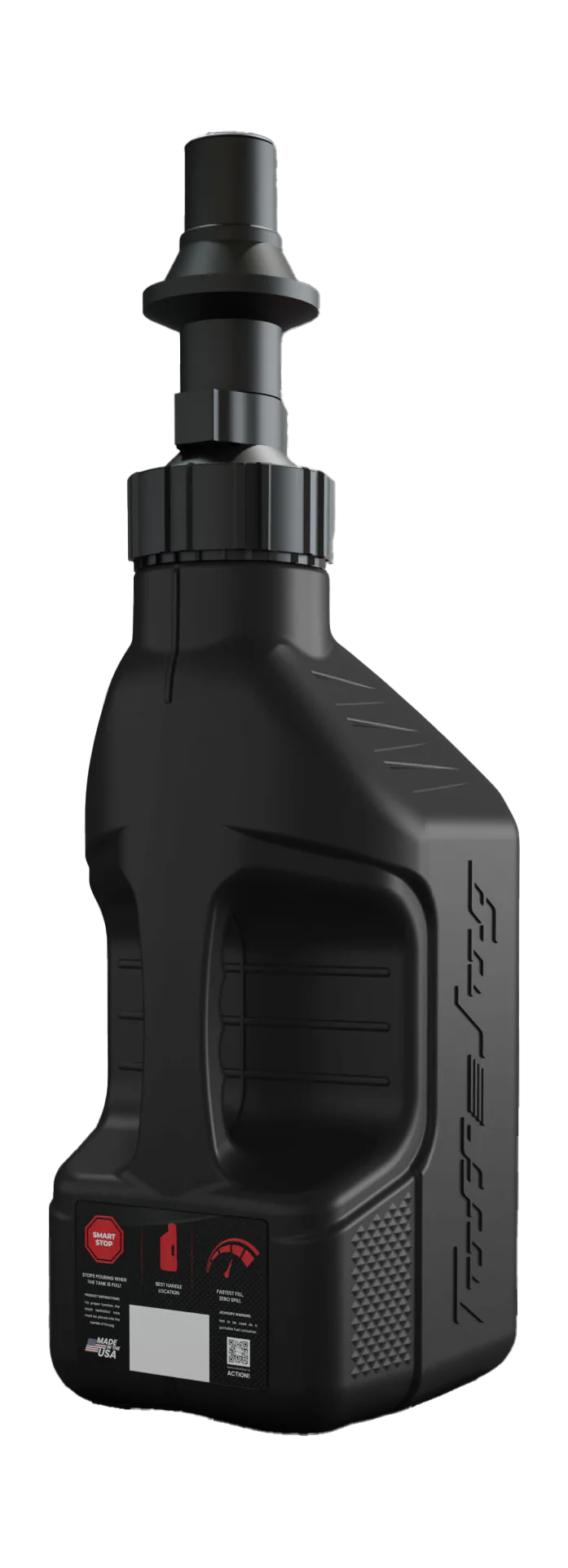 Tuff Jug Fuel Can Gen 3 Quick-Fill Cap - Black / Black - 5 L